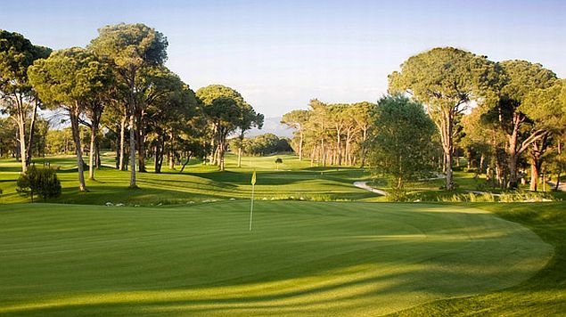 Gloria Golf Grün mit Wald Belek